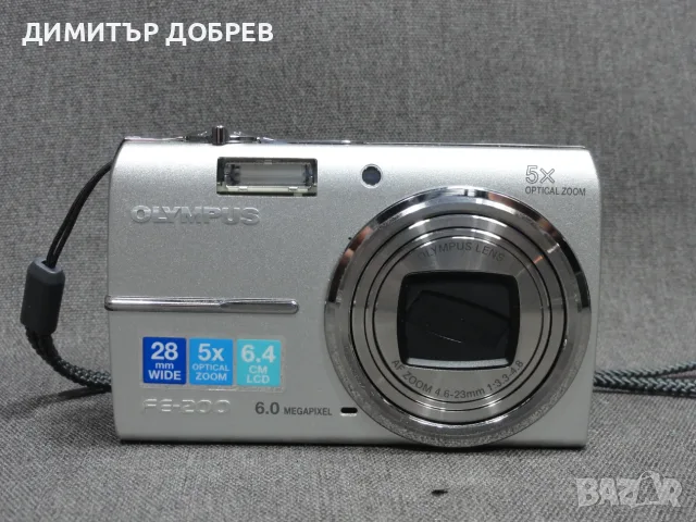 ЦИФРОВ ФОТОАПАРАТ OLYMPUS FE-200 6.0MP CCD DIGITAL CAMERA Y2K DIGICAM, снимка 2 - Фотоапарати - 55971045