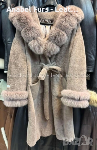 Дамско палто от естествен косъм лисица , снимка 10 - Палта, манта - 34851464
