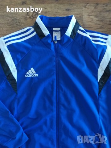 Adidas Sereno - страхотно мъжко горнище КАТО НОВО ХЛ, снимка 2 - Спортни дрехи, екипи - 44313875