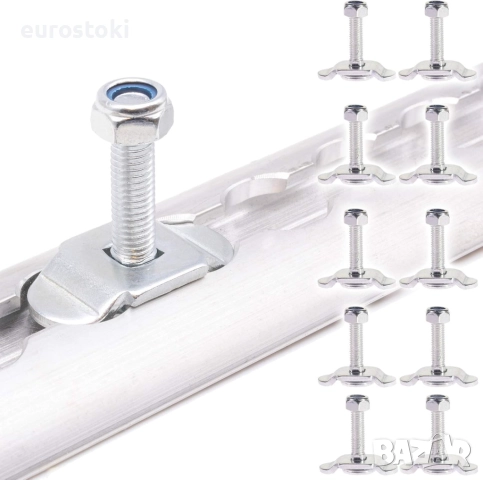 40/60 мм анкерни болтове с винтове за такелажни релси на въздушни линии