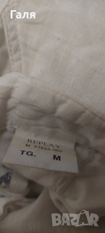 Панталон Replay 100% лен,  размер М / Л, снимка 5 - Панталони - 51456767