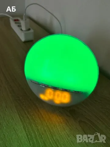 LED лампа, имитираща слънцето/часовник/будилник, снимка 5 - Лед осветление - 48210775