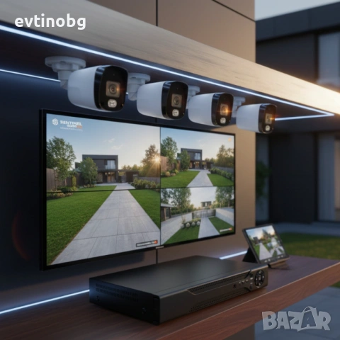 Професионален комплект за сигурност с 4 камери IP67 YL-806B, снимка 3 - Комплекти за видеонаблюдение - 53786151