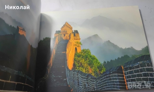Луксозна книга/албум за Великата китайска стена Picturesque Jinshanling Great Wall, нов, ВИП подарък, снимка 7 - Други - 36078285
