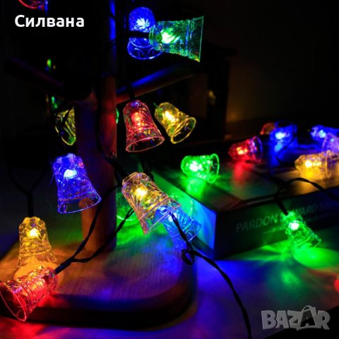 Многоцветни коледни LED лампички с различни фигури - Многоцветни, снимка 7 - Лед осветление - 42713648