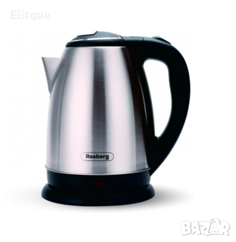 Електрическа кана Rosberg, 1800W, 1.8л., Корпус неръжд. стомана, Черен/ Сив Металик/ Червен металик,, снимка 2 - Друга електроника - 52888932