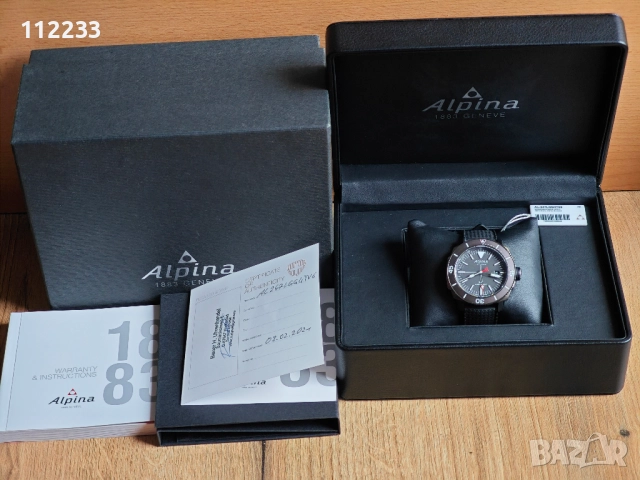 БАРТЕР ALPINA Seastrong Diver GMT, снимка 7 - Мъжки - 52314438