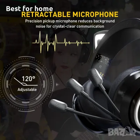 Висококачествени геймърски слушалки SOMIC GS510, снимка 14 - Слушалки и портативни колонки - 49032537