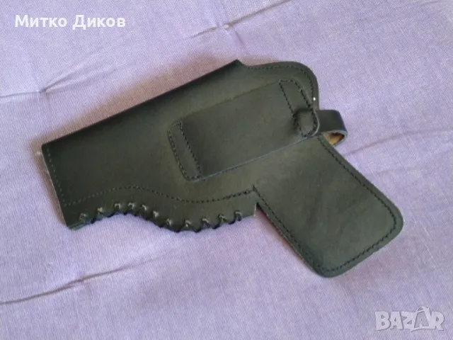 Кобур марков на Юсеп естествена кожа отличен 2 броя малък и голям, снимка 4 - Оборудване и аксесоари за оръжия - 42156474