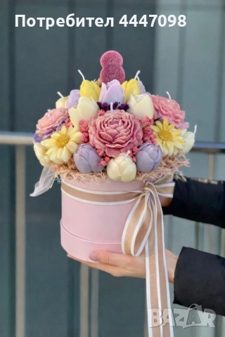 Соев букет за 8 март