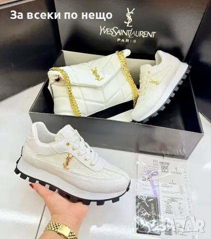 Yves Saint Laurent Дамски Маратонки👟Дамски Спортни Обувки - Различни Цветове Код SEM-84, снимка 4 - Маратонки - 55729336