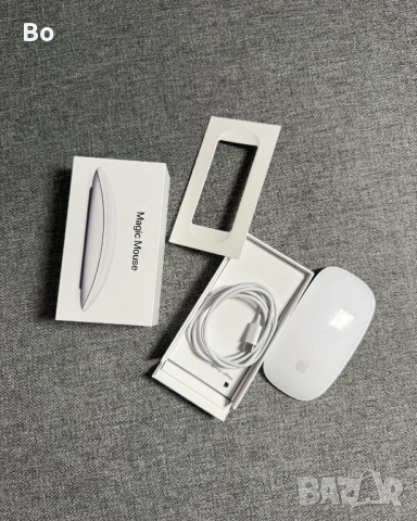 Apple Magic Mouse – оригинална, с кабел lightning, снимка 5 - Клавиатури и мишки - 53462642
