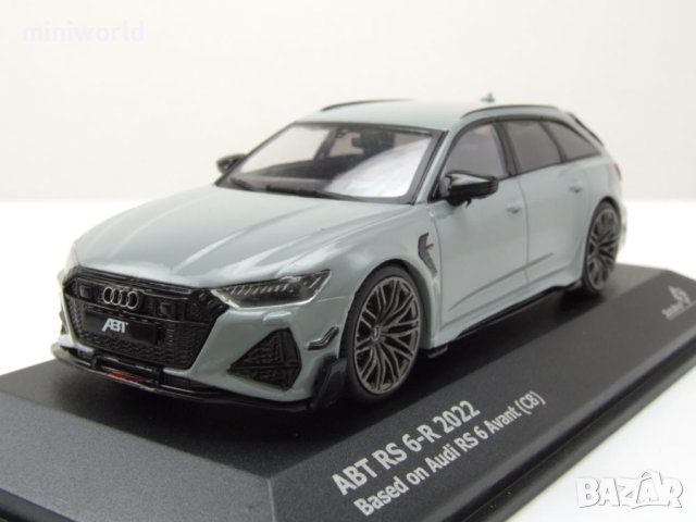 Audi Abt RS6-R Avant Kombi 2022 - мащаб 1:43 на Solido моделът е нов в PVC дисплей-кейс, снимка 9 - Колекции - 42727119