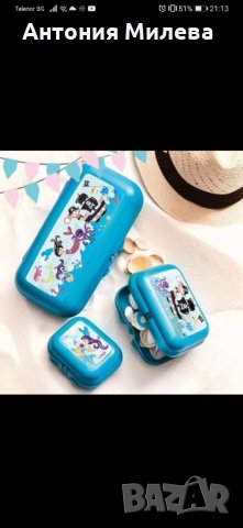 К-кт каменици с русалки на TUPPERWARE 