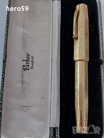 RRR-Златна 14к писалка PARKER(Паркер)солидно злато 14 к, снимка 3 - Антикварни и старинни предмети - 36517127