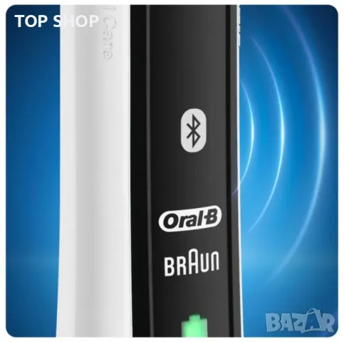 Електрическа четка за зъби Oral-B Smart 4 4500 Black Edition Черна 3 режима 2 глави Bluetooth Таймер, снимка 5 - Тримери - 49049695