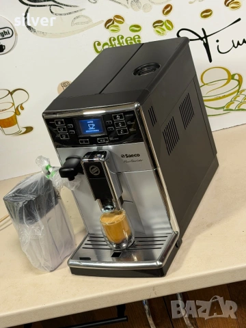 Кафемашина кафе автомат Saeco PicoBarista с гаранция, снимка 2 - Кафемашини - 53690835