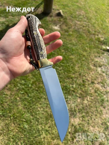 Ловен нож от n690 стомана закален на 61hrc., снимка 7 - Ножове - 50488784