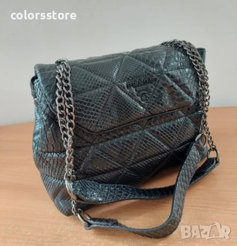 Луксозна Черна чанта P***@/SG328s, снимка 2 - Чанти - 51101066