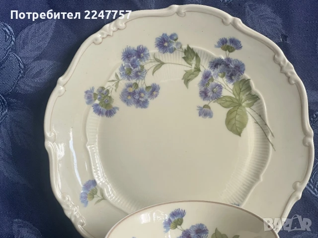 Троен сет порцелан Weimar 1924г, снимка 3 - Антикварни и старинни предмети - 51207603