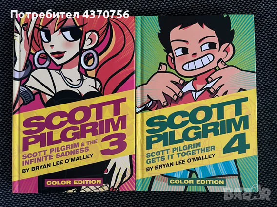 Комикси Scott Pilgrim, всички 6 части, твърда корица, снимка 2 - Списания и комикси - 51205212