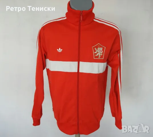 Яке • adidas • червено • размер L • Мъже