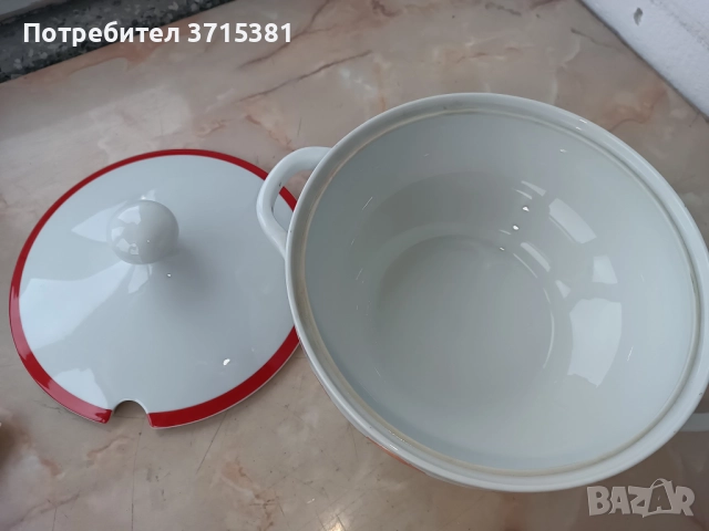 Немски порцеланов супник, снимка 2 - Други ценни предмети - 52907761