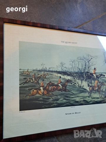 картина на ловна сцена 32/4, снимка 7 - Картини - 53159699