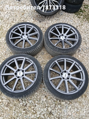 Джанти с гуми 5х112 Ет-35-66,6мм, снимка 2 - Части - 53842728