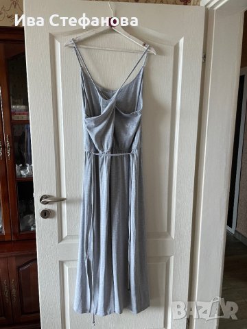 Нова спортно елегантна сива еластична рокля трико за маратонки и сникърси , снимка 6 - Рокли - 41352038