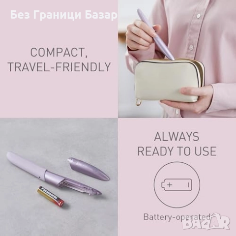 Нов женски Panasonic ES-WF71 дамски тример за лице и вежди, гъвкава глава, снимка 6 - Тримери - 52123677