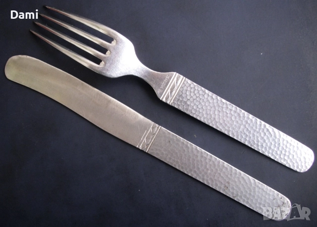 Прибори Wüsthof Dreizack Solingen Солинген нож и вилица туристически, снимка 2 - Антикварни и старинни предмети - 52945649