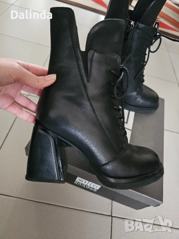 Дамски боти естествена кожа, снимка 2 - Дамски боти - 53243412