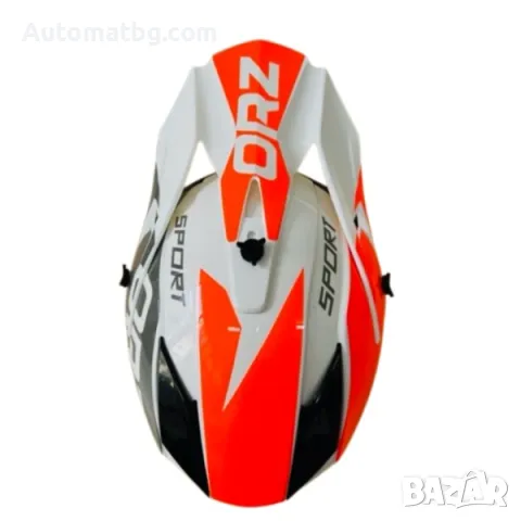 Кросова каска Automat, За мотор, Атв, Велосипед, S, M и L размер, Бял, снимка 4 - Аксесоари и консумативи - 47560995