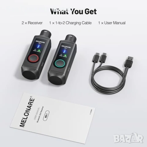 Нов XLR Bluetooth приемник BT 5.3 150ft 15h Hi-Fi за миксер/PA/DJ MB-1, снимка 8 - Други - 53524017