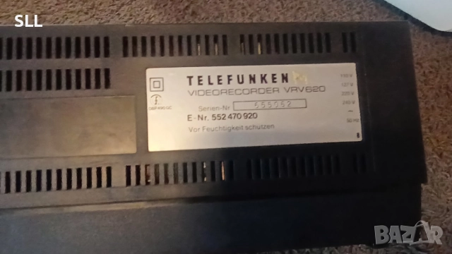VHS Видeо TELEFUNKEN VRV620 от 1981г., NORDMENDE V 900 C, Philips, снимка 6 - Плейъри, домашно кино, прожектори - 51489736