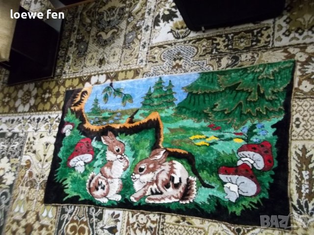 Пано картина гоблен ковьор за стена  кавьор килим 118 см на 58 см !, снимка 4 - Гоблени - 40041138