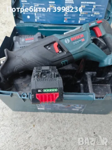 Саблен трион Bosch 18v- 28 Professional , снимка 2 - Други инструменти - 55767366