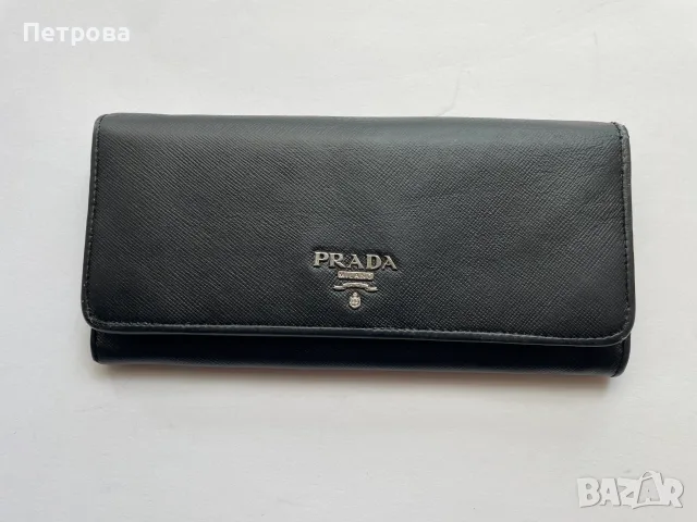 Портфейл Prada от кожа Оригинал