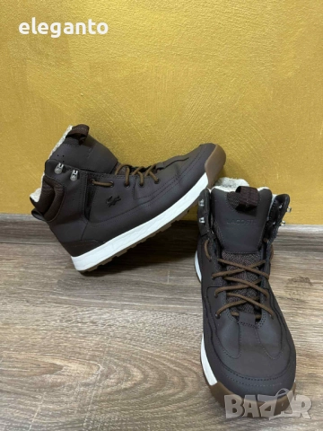 Мъжки зимно обувки  Lacoste Urban Breaker  Кожени , №42.5, снимка 2 - Други - 52163267
