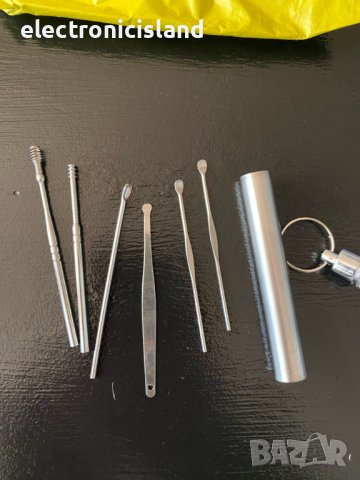 Уред комплект 6 броя за почистване на уши, ушна кал, става и за пълнене на капсули за лекарство, снимка 12 - Други - 41191365