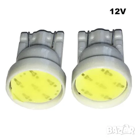 LED крушки T10 12V 6000K 2 броя