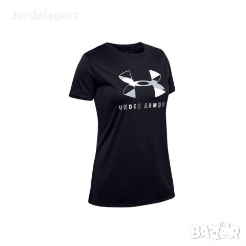 Дамска тениска Under Armour TECH GRAPHIC BIG LOGO SS T-SHIRT, снимка 1