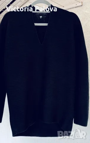 Красива блуза “кокон” UNI QLO японски бранд, снимка 11 - Блузи с дълъг ръкав и пуловери - 48840268