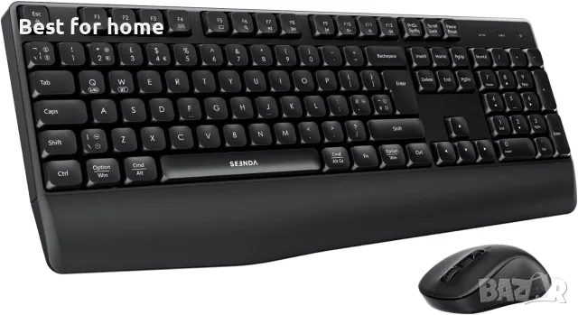 Комплект безжична Bluetooth клавиатура и мишка seenda COE200, QWERTY UK