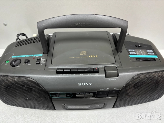 CD РадиоКасетофон SONY CFD-9 Sony Corporation; Tokyo, снимка 11 - Радиокасетофони, транзистори - 52882400