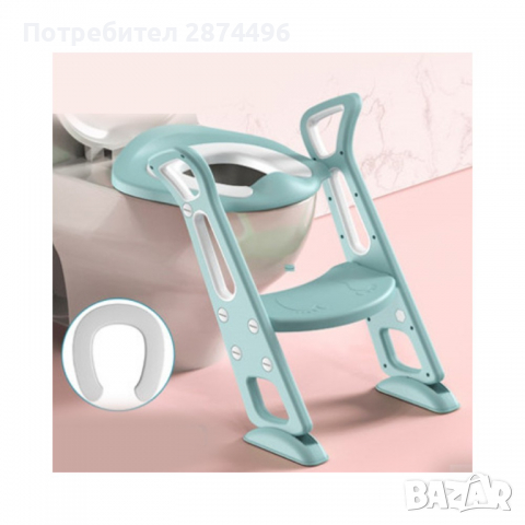 2600 Детски тоалетен адаптер - седалка със стълба, снимка 13 - Други - 36399667