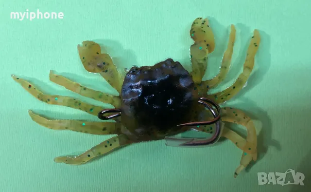Изкуствена примамка Рак силикон с куки 10см. 34 грама, снимка 3 - Такъми - 48967767