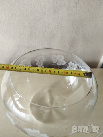 стъклен съд за пунш,боле арт деко, снимка 4 - Други ценни предмети - 41575695