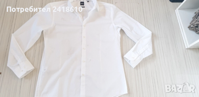 Hugo Boss H - Hank - Kent - C1- 214 Slim Fit  Cotton Mens Size 43/17 - XL НОВО! ОРИГИНАЛ! Мъжка Риза